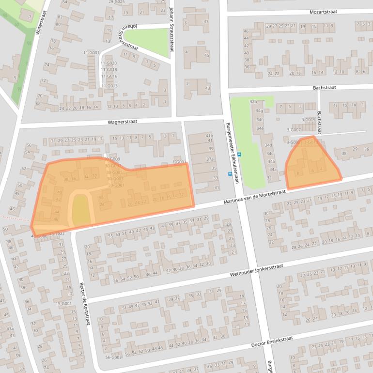 Kaart van postcodegebied 4661CW.