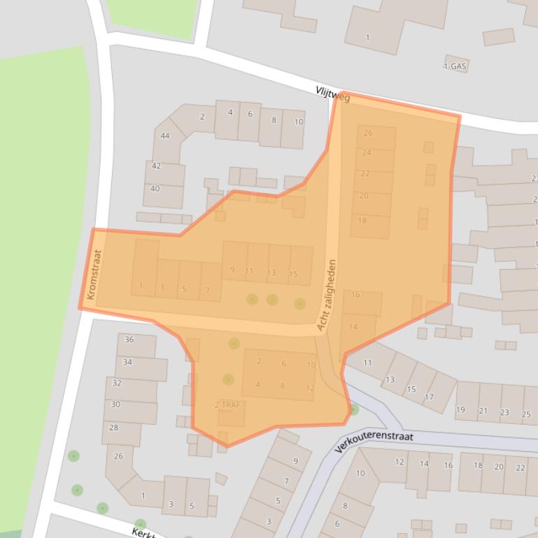 Kaart van postcodegebied 4661DR.