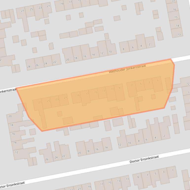 Kaart van postcodegebied 4661EA.