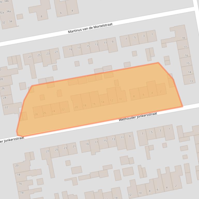 Kaart van postcodegebied 4661EC.