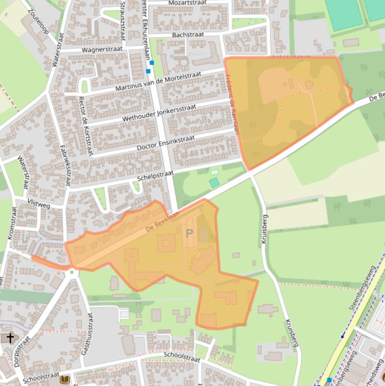 Kaart van postcodegebied 4661EP.