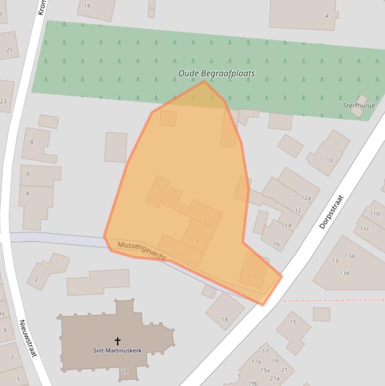 Kaart van postcodegebied 4661EZ.