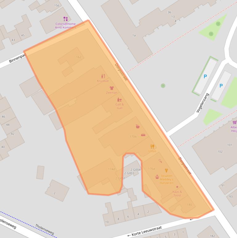 Kaart van postcodegebied 4661HV.