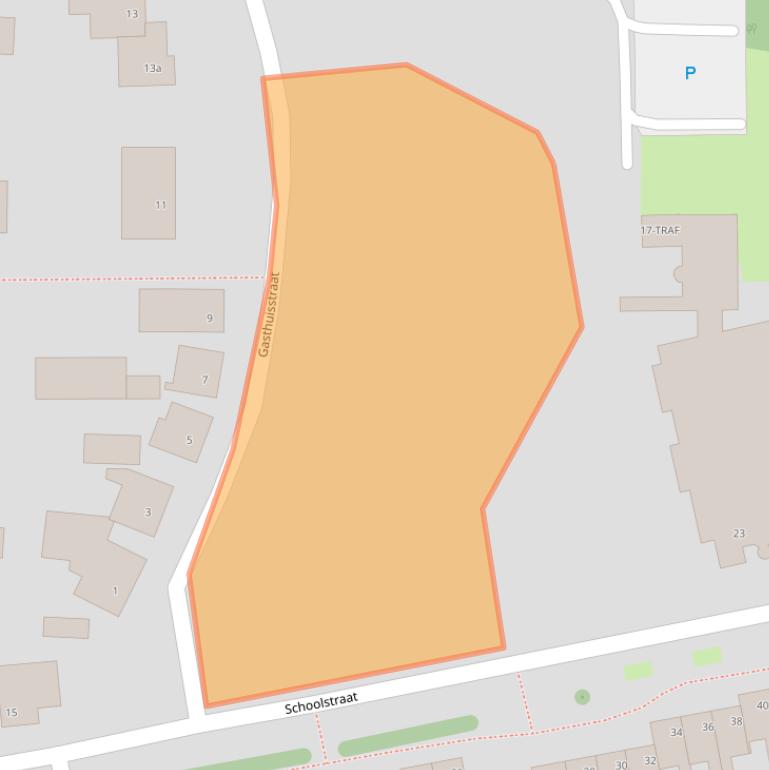 Kaart van postcodegebied 4661JG.