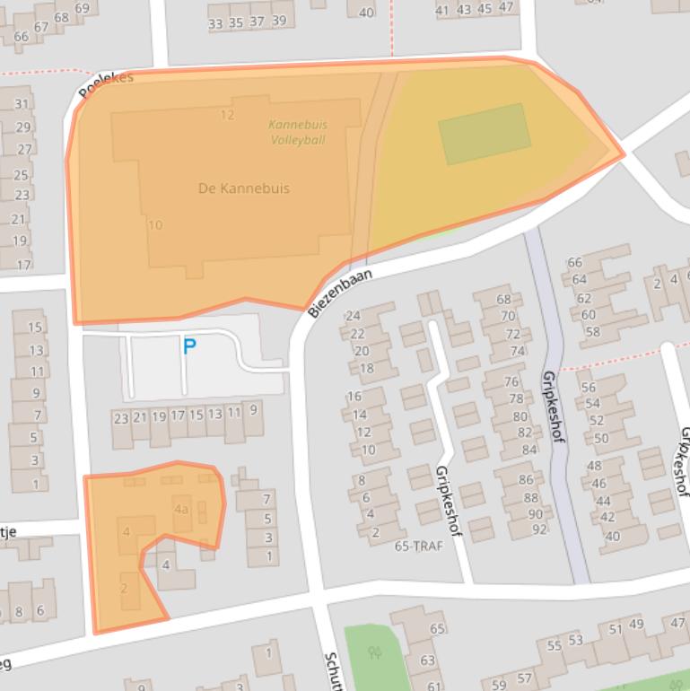 Kaart van postcodegebied 4661LR.