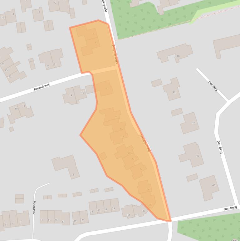 Kaart van postcodegebied 4661MA.