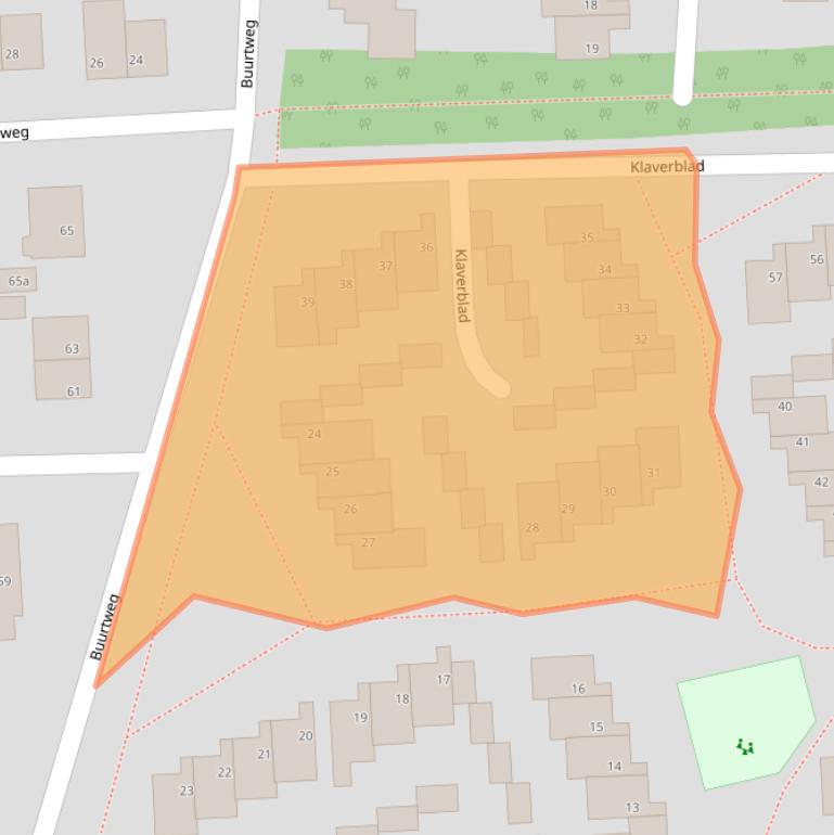 Kaart van postcodegebied 4661NB.