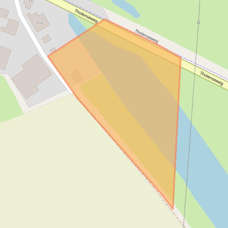 Kaart van postcodegebied 4661PX.