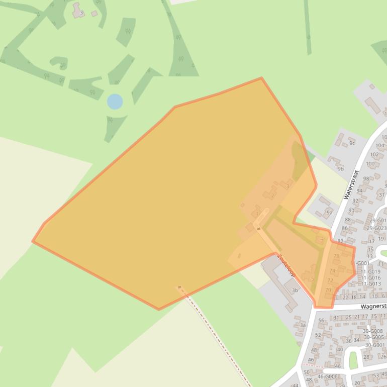 Kaart van postcodegebied 4661RC.