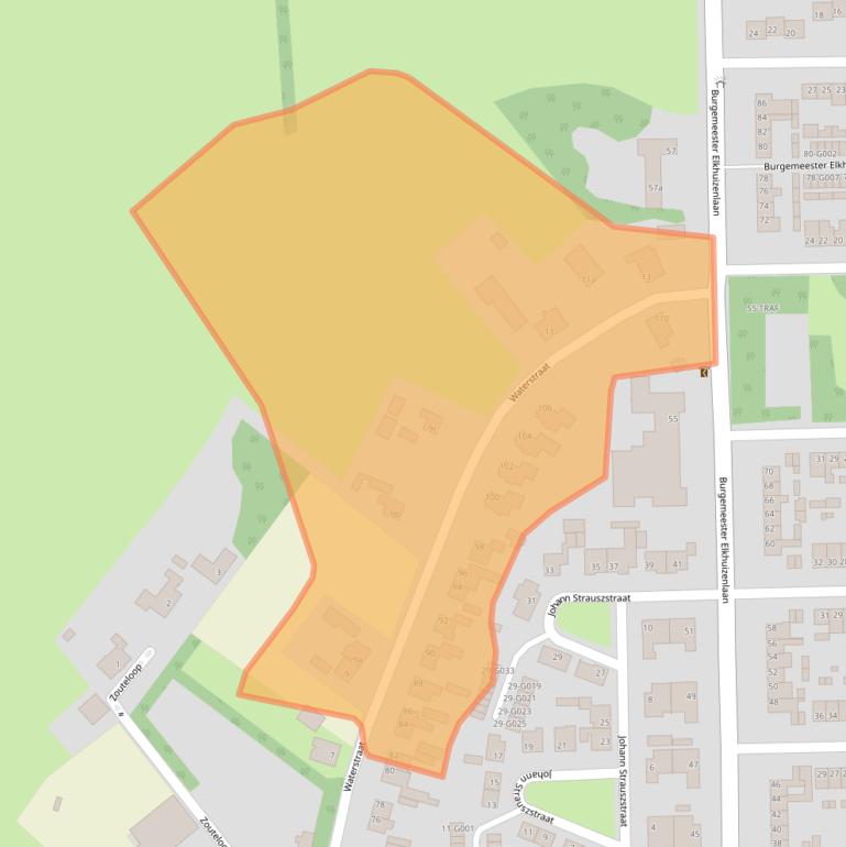 Kaart van postcodegebied 4661RD.