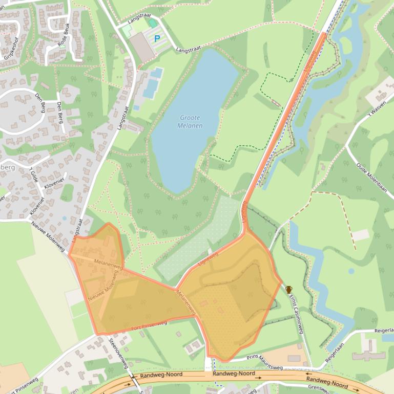 Kaart van postcodegebied 4661SC.