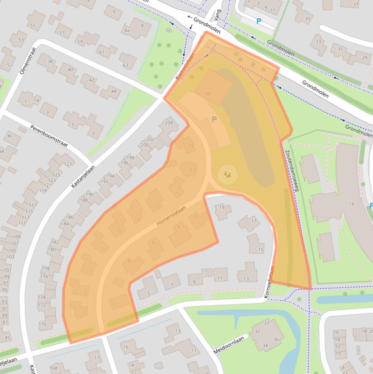 Kaart van postcodegebied 4661TD.