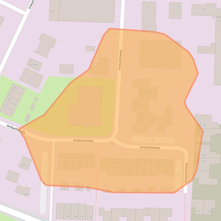 Kaart van postcodegebied 4661WM.