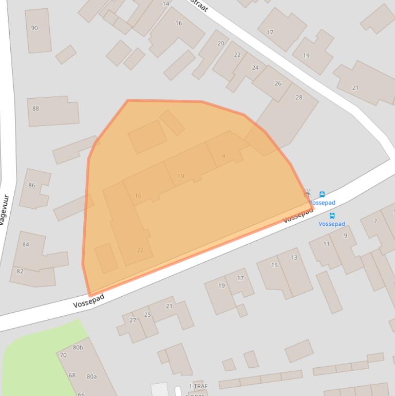 Kaart van postcodegebied 4664BV.