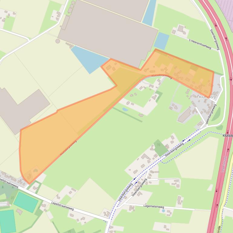 Kaart van postcodegebied 4664RR.