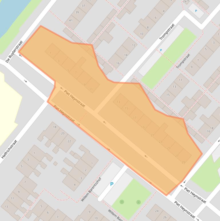 Kaart van postcodegebied 4671AK.