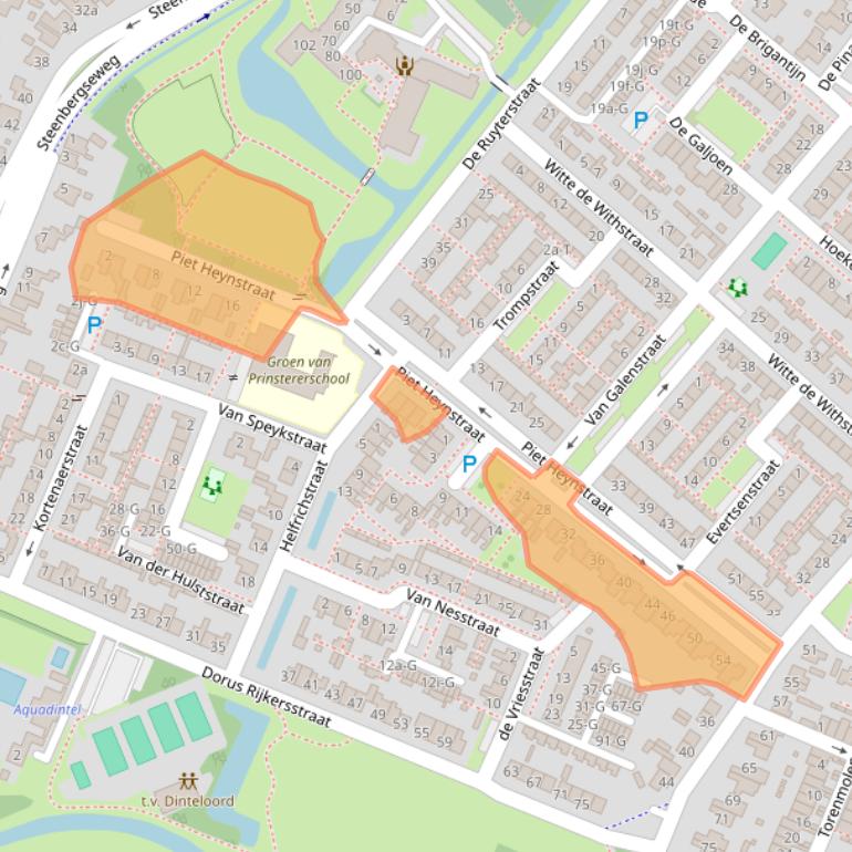 Kaart van postcodegebied 4671AM.