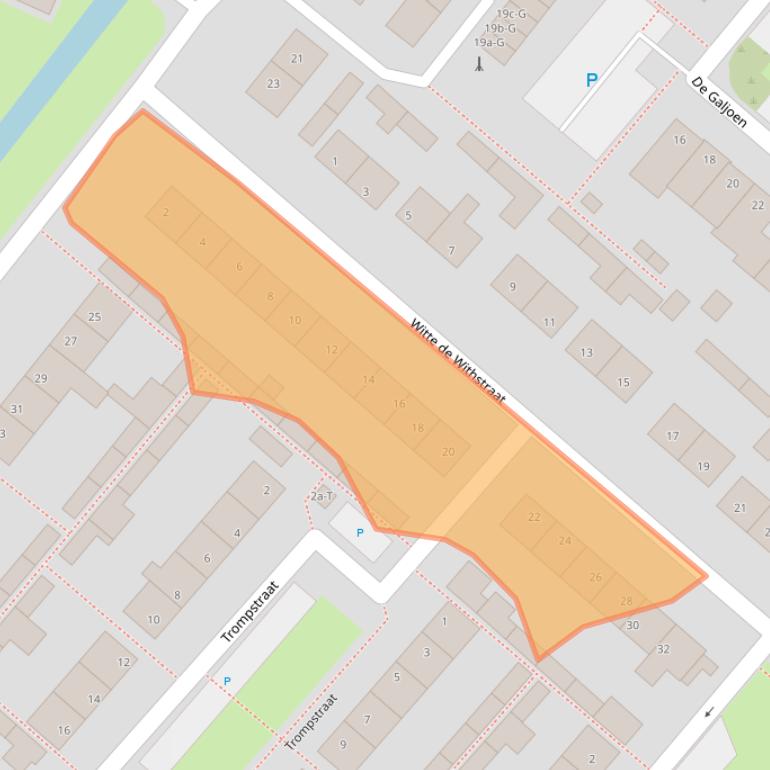 Kaart van postcodegebied 4671AP.