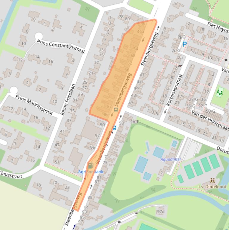 Kaart van postcodegebied 4671BH.