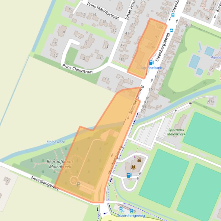 Kaart van postcodegebied 4671BJ.