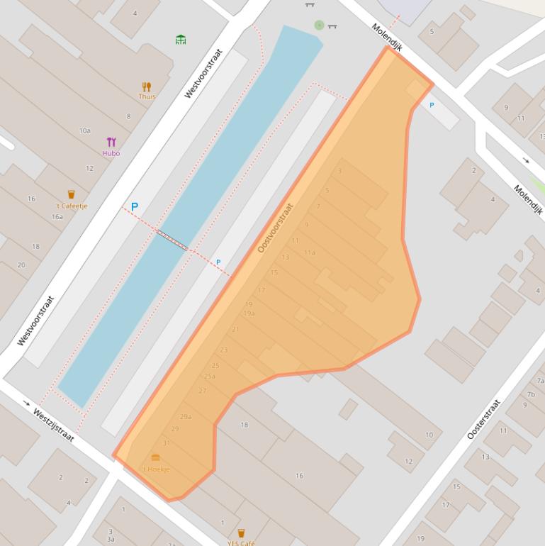 Kaart van postcodegebied 4671CA.