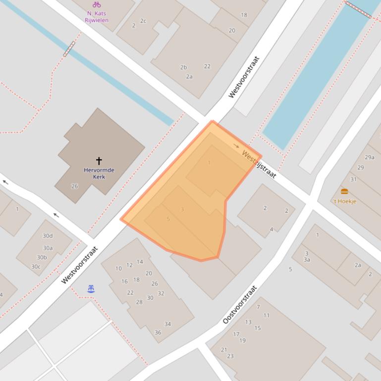 Kaart van postcodegebied 4671CC.