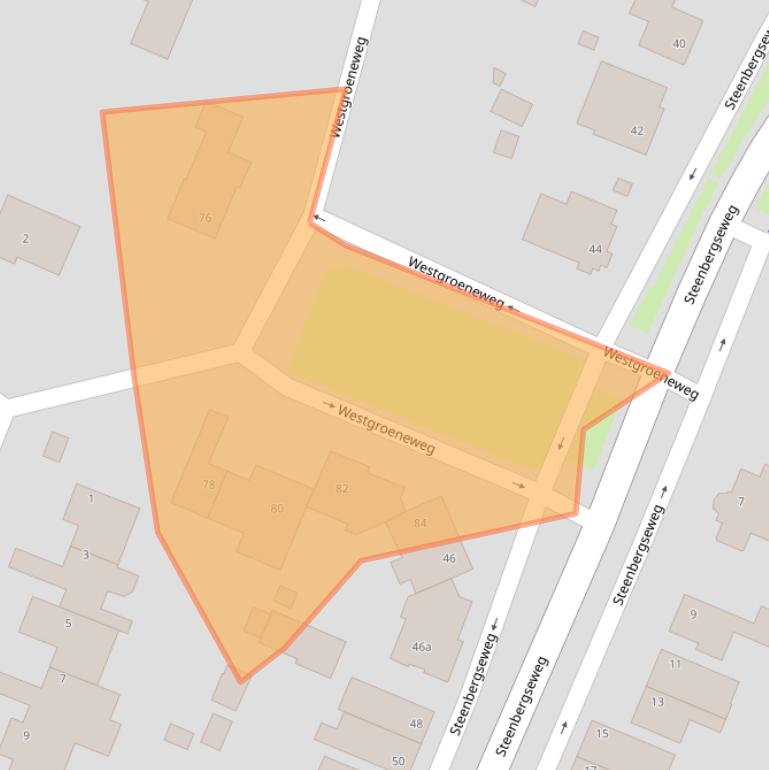 Kaart van postcodegebied 4671CK.