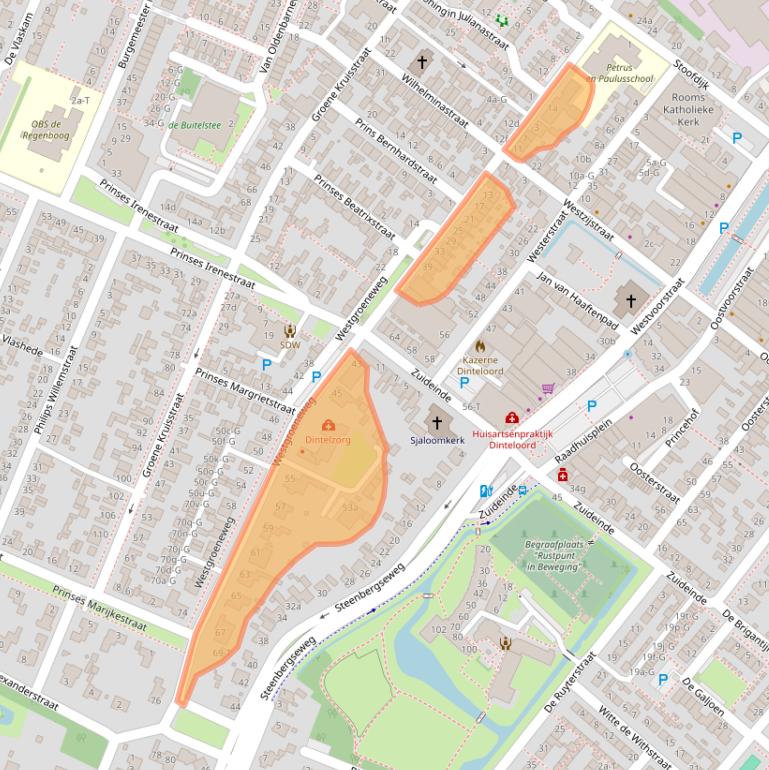 Kaart van postcodegebied 4671CL.