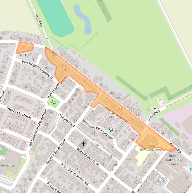 Kaart van postcodegebied 4671CP.