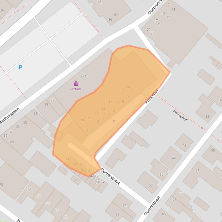 Kaart van postcodegebied 4671DB.