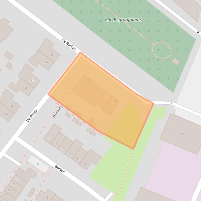 Kaart van postcodegebied 4671DR.