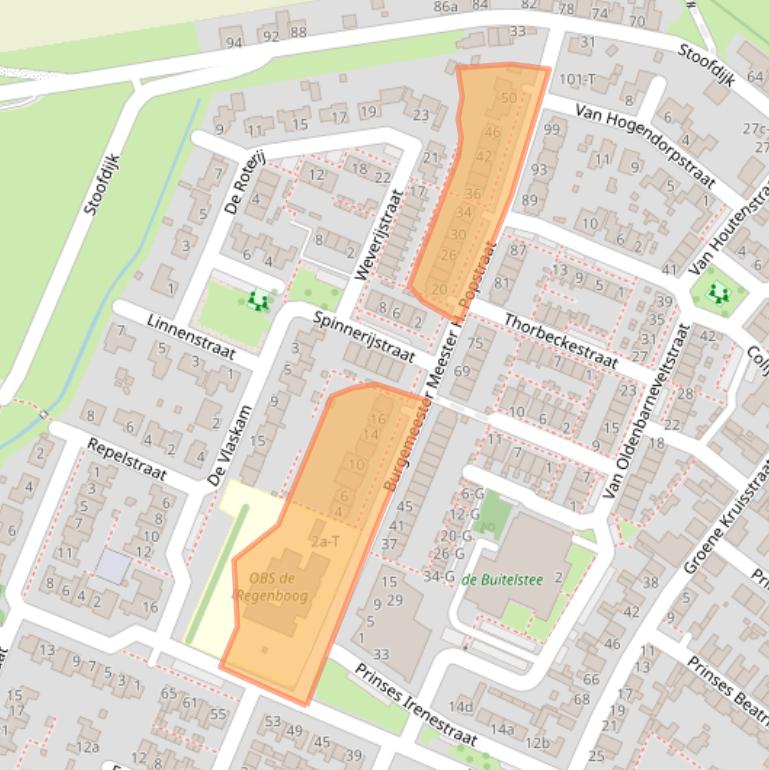 Kaart van postcodegebied 4671ES.