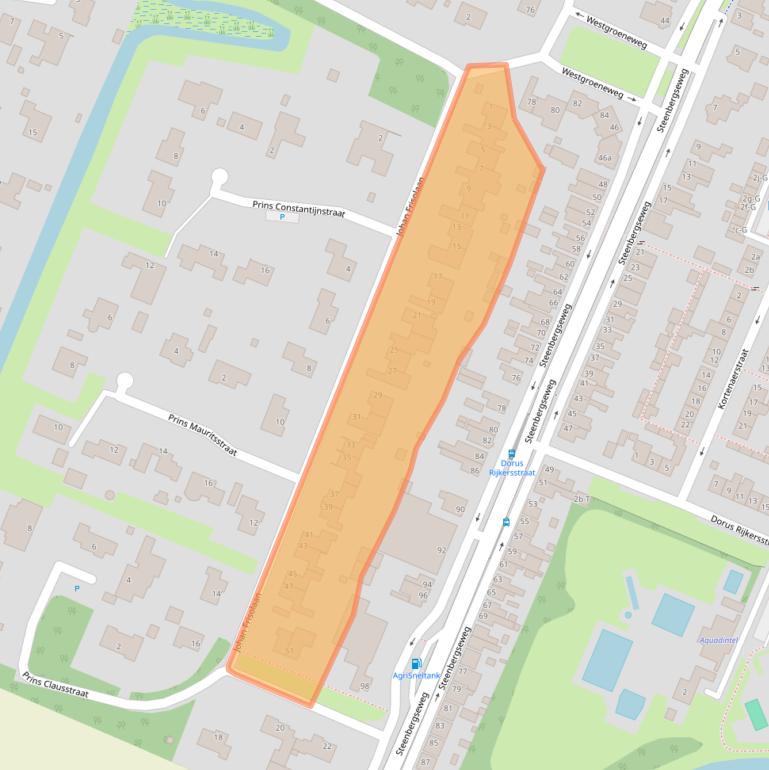 Kaart van postcodegebied 4671GE.