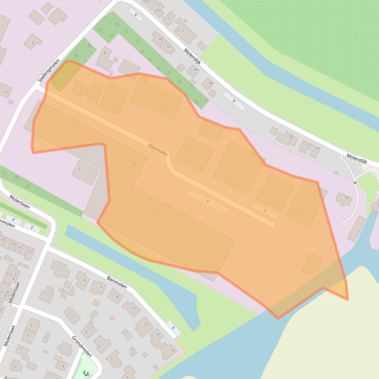 Kaart van postcodegebied 4671HB.