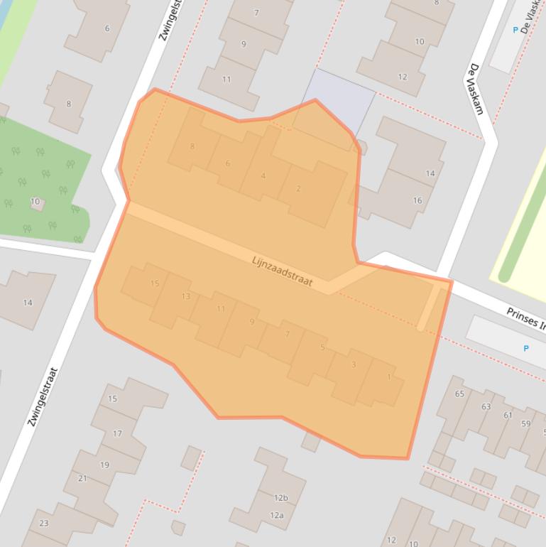 Kaart van postcodegebied 4671KR.