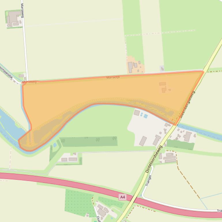 Kaart van postcodegebied 4671PA.