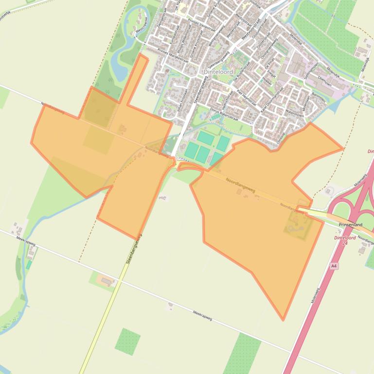 Kaart van postcodegebied 4671PK.