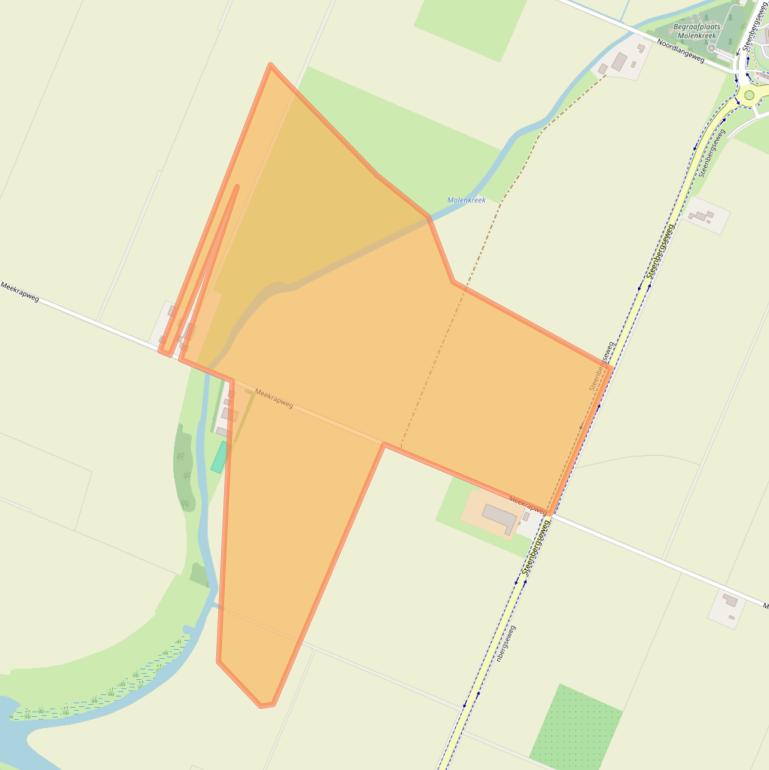 Kaart van postcodegebied 4671PM.