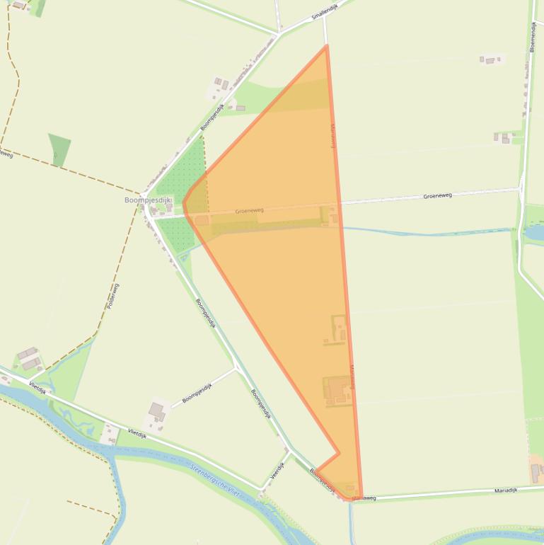 Kaart van postcodegebied 4671PP.