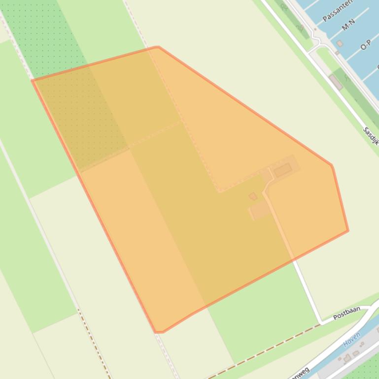 Kaart van postcodegebied 4671RL.