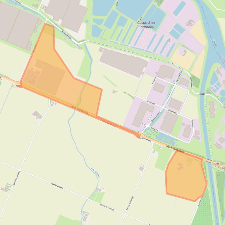 Kaart van postcodegebied 4671TM.