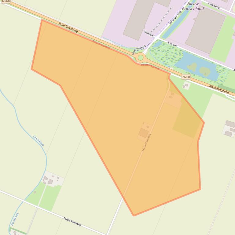 Kaart van postcodegebied 4671TN.