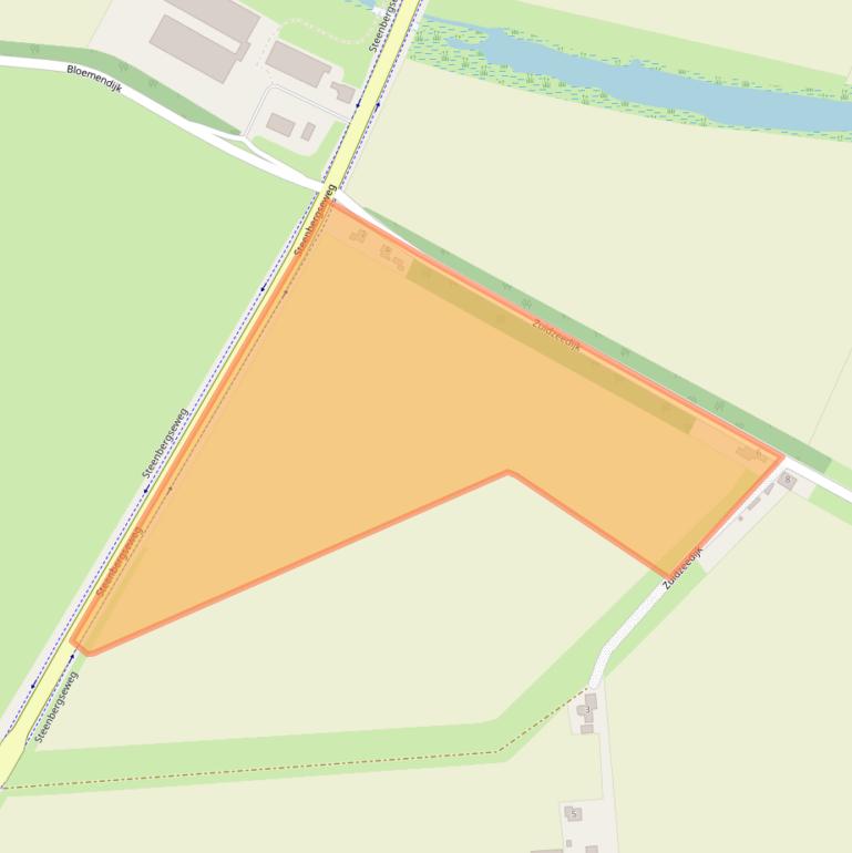 Kaart van postcodegebied 4671TW.