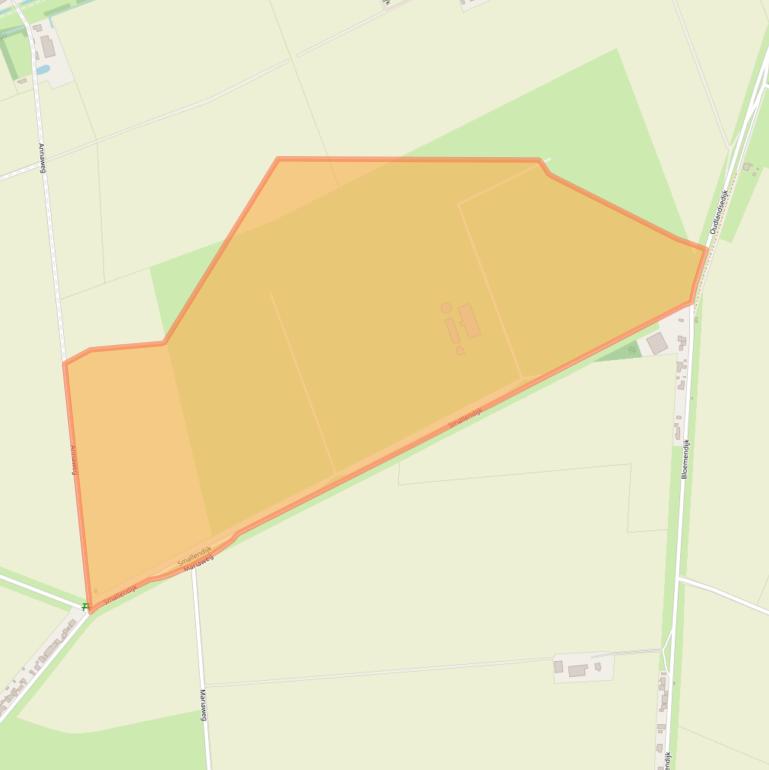 Kaart van postcodegebied 4671TX.