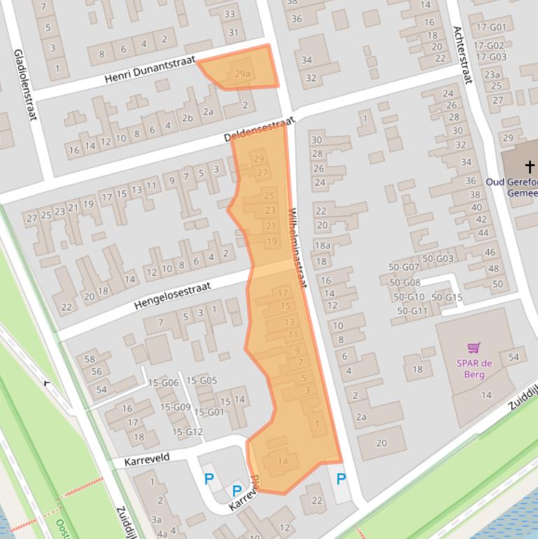 Kaart van postcodegebied 4675BR.