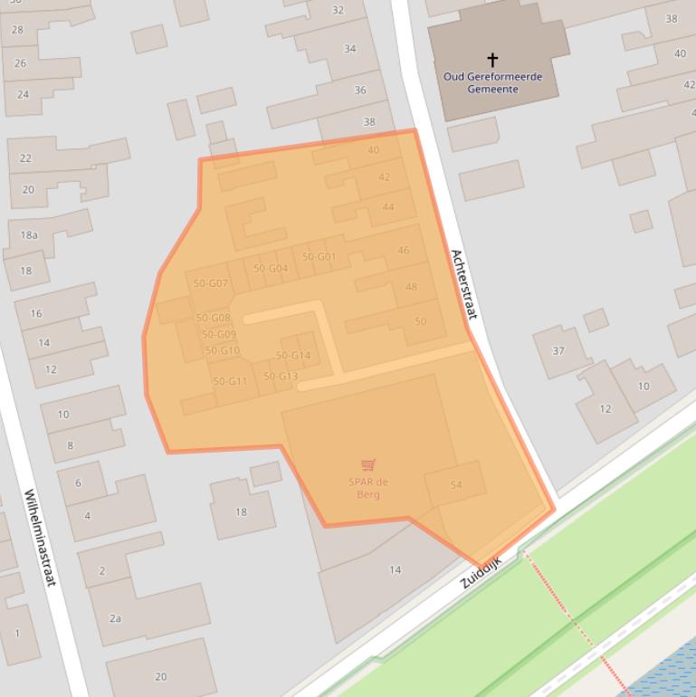 Kaart van postcodegebied 4675BX.