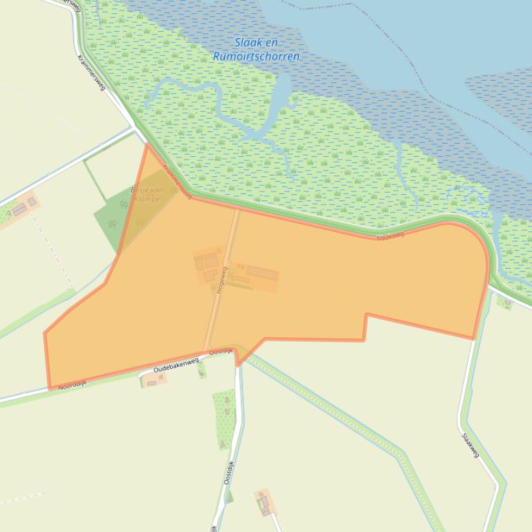 Kaart van postcodegebied 4675PH.