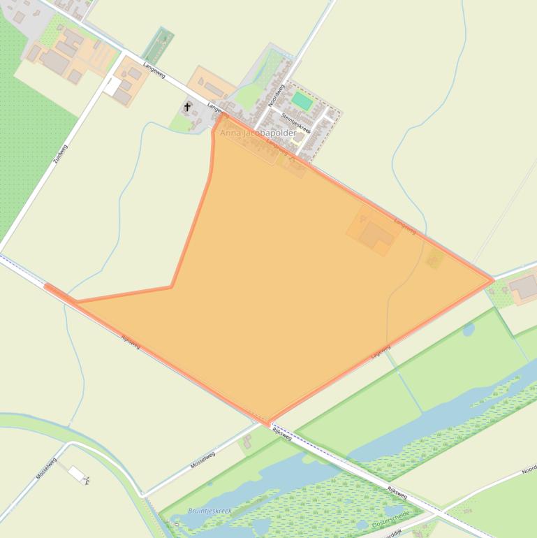 Kaart van postcodegebied 4675RJ.