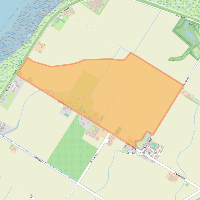 Kaart van postcodegebied 4675RM.