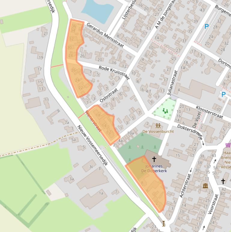 Kaart van postcodegebied 4681AA.